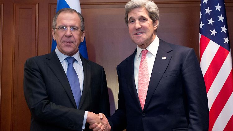 US-Außenminister John Kerry und sein russischer Amtskollege Sergej Lawrow handelten einen Kompromiss aus.