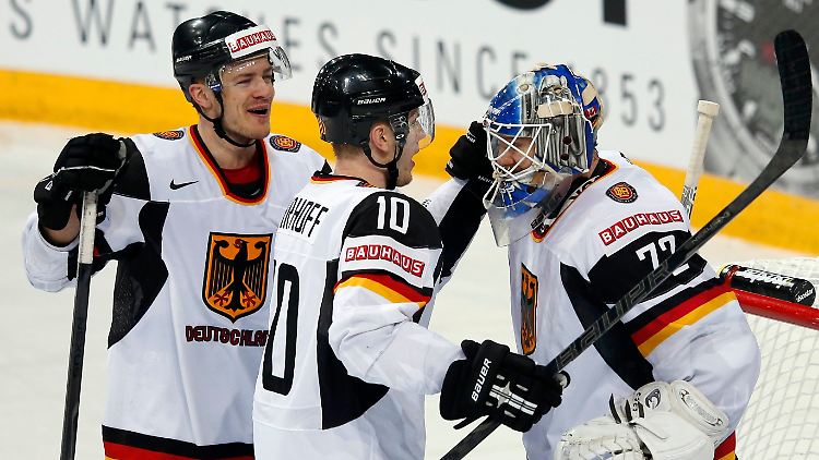 DEB-Keeper Rob Zepp hielt seinen Kasten gegen Österreich sauber.