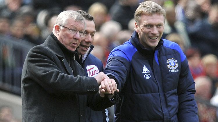 Zu heißblütig? David Moyes, rechts, übernimmt bei Manchester United das Zepter von Alex Ferguson.