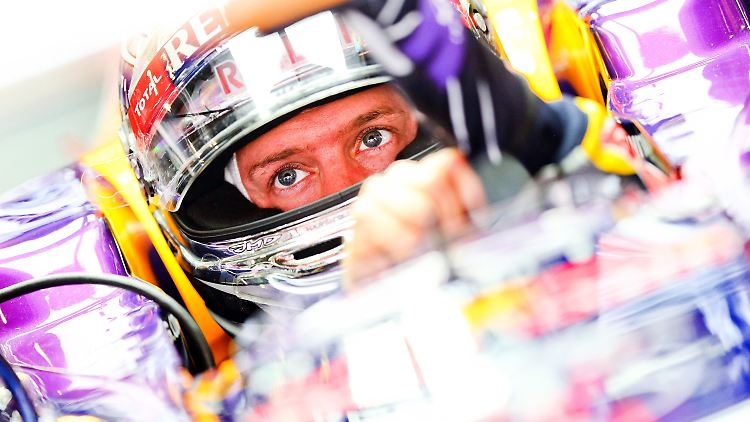 Einen Wimpernschlag schneller: Sebastian Vettel.