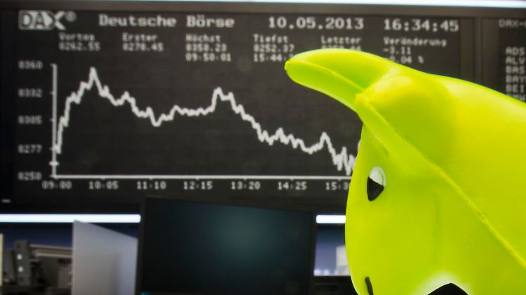 Aus der Nähe betrachtet wird der Börsenbulle ein bisschen müde.
