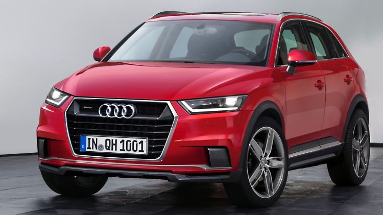 Der Q1 soll als Hybrid mit nur 1 Liter Benzin auf 100 Kilometer auskommen.