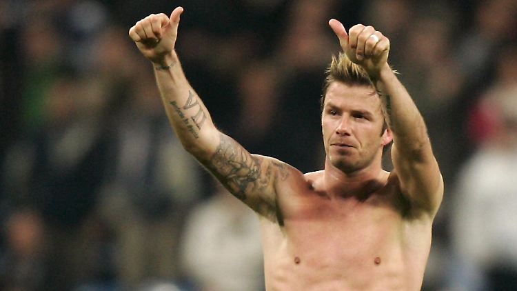 Posterboy David Beckham verlässt die Fußballbühne.