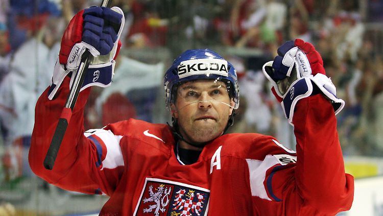 681 Tore durfte Jagr in seiner langen NHL-Karriere bejubeln. Hier freut sich die Eishockey-Legende über einen Treffer der tschechischen Nationalmannschaft.