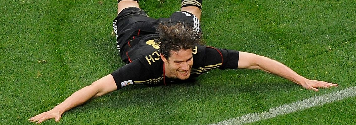 Tor im Viertelfinale der WM gegen Argentinien: Arne Friedrich. Diego sozusagen.