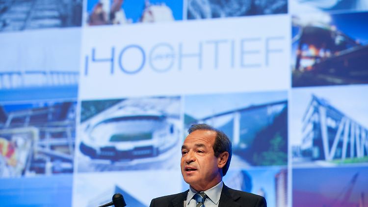 Der vom spanischen Mehrheitseigner ACS entsandte neue Hochtief-Chef Marcelino Fernandez Verdes.