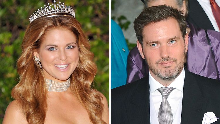 Steuern den Hafen der Ehe an: Prinzessin Madeleine und Chris O'Neill.