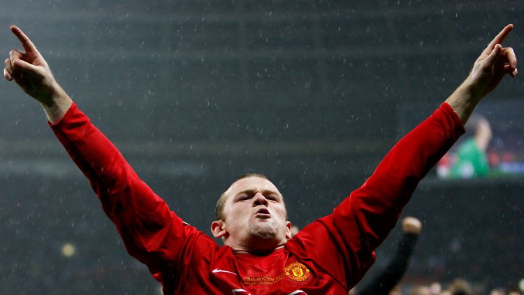 Wayne Rooney spielt seit zehn Jahren für Manchester United.