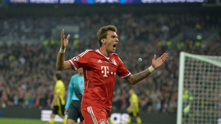 Mario Mandzukic leitete den Sieg mit seiner Führung ein, auch wenn der BVB noch einmal kontern konnte.
