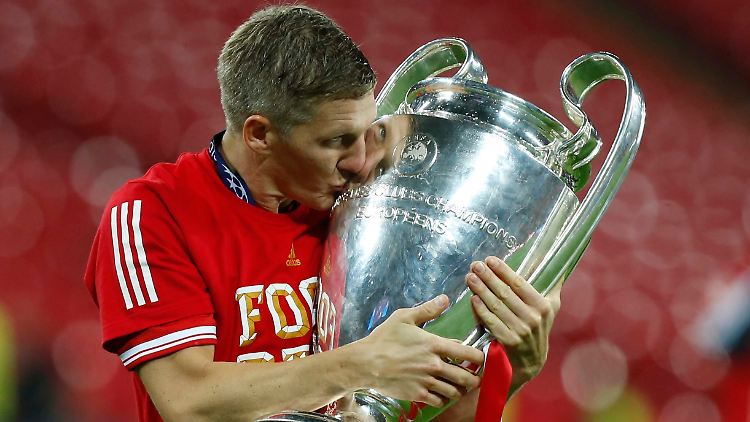 Sprachlos glücklich: Bastian Schweinsteiger.