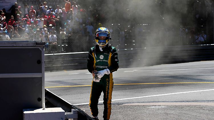 Für Caterham-Pilot Charles Pic war das Rennen schon nach neun Runden beendet.