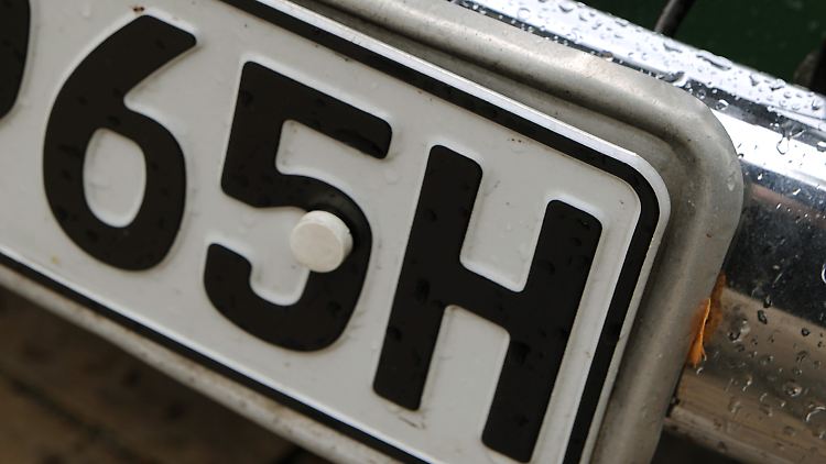 Das "H" am Kennzeichen steht für "Historisch".