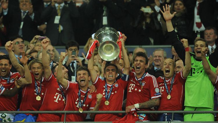 Jubel in Wembley: Der Champions-League-Triumph ist in die Wertberechnungen für die Bayern-Marke noch gar nicht einbezogen.