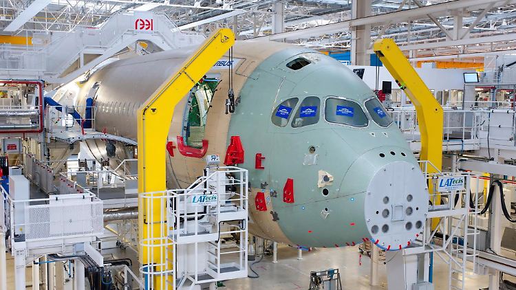 A350-Produktion in Toulouse.