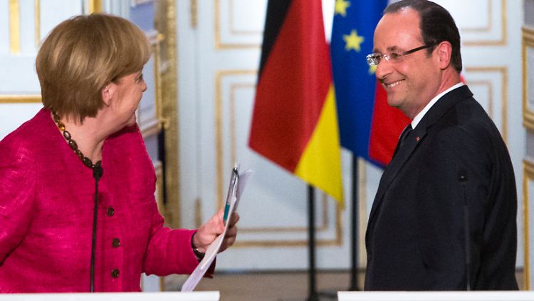 Angela Merkel und François Hollande müssen sich zusammenraufen.