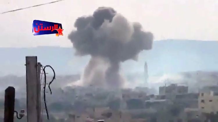 Die Bombardements in Syrien dauern seit Monaten an.