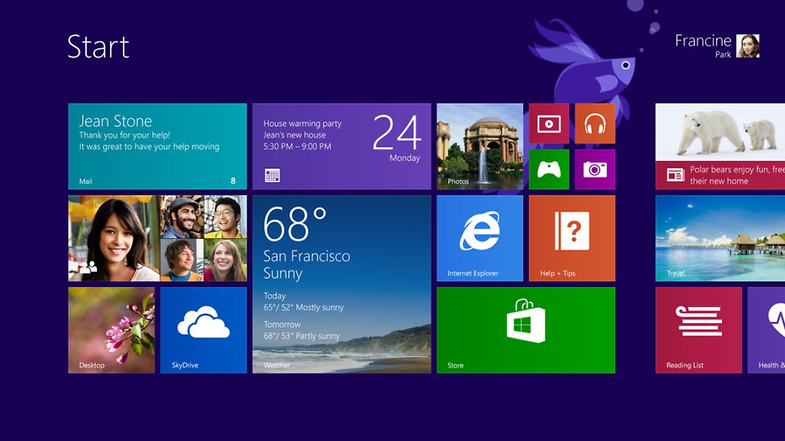 Das Update auf Windows 8.1 ist kostenlos, wenn bereits Windows 8 installiert ist.