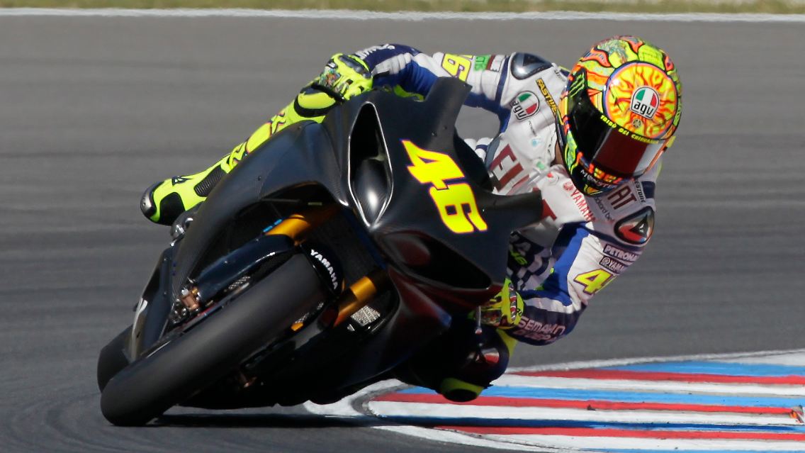 Schon wieder flott unterwegs: Motorrad-Star Valentino Rossi.