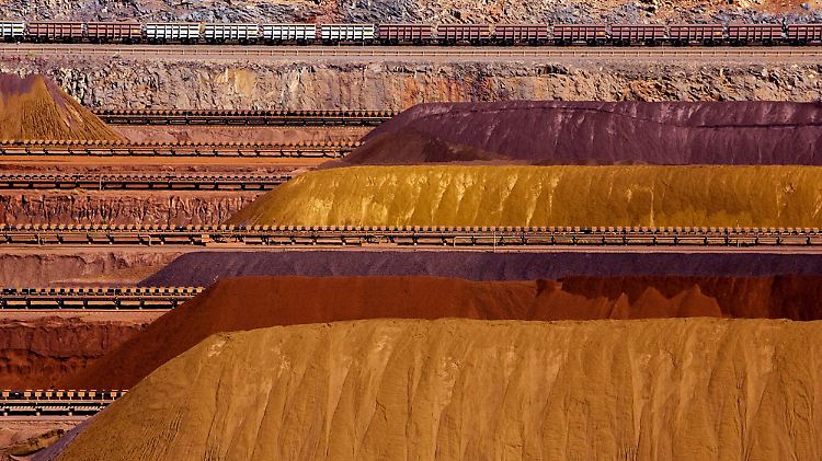 Eisenerz-Abbau in Australien