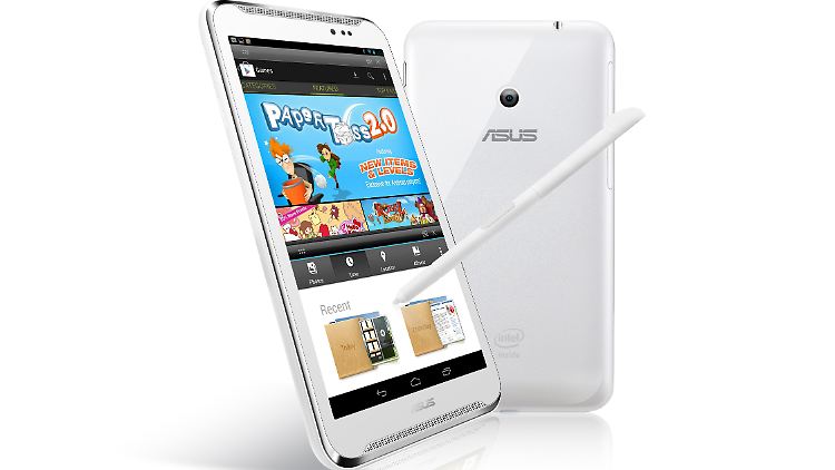 Mit dem Fonepad Note FHD 6 will Asus Käufer vom Galaxy Note 2 weglocken.