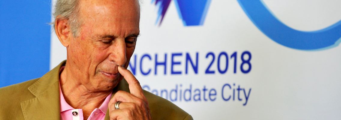 Willy Bogner, Chef der Münchner Olympia-Bewerbungsgesellschaft für die Olympischen Winterspiele 2018, erhält statt sieben nur drei Million Euro mehr für die Bewerbung - und drei Aufpasser.