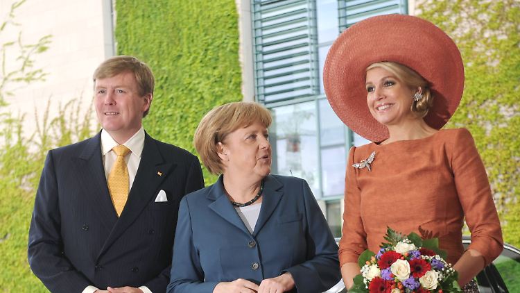 Mit Hut überragte Maxima alle.