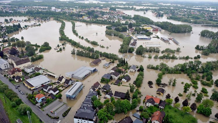 Viele Ortschaften sind überflutet.