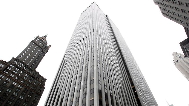 Blick auf das GM-Building, momentan das teuerste Bürohochhaus der USA