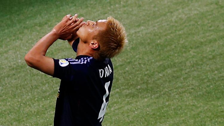 Im Team von Torschütze Keisuke Honda spielten auch fünf Bundesligalegionäre.