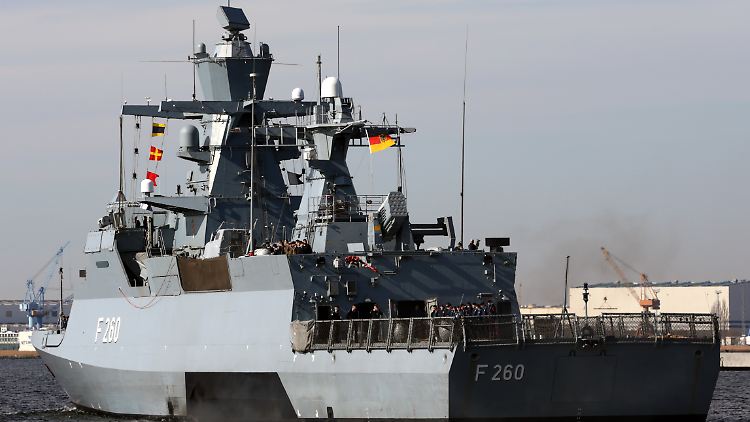 Die Korvette "Braunschweig" ist Teil des deutschen Beitrags zur Unifil-Mission vor der Küste des Libanon.