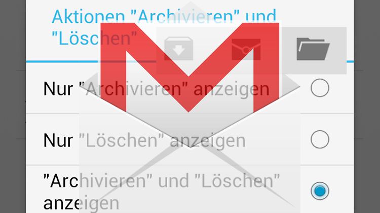 Über die Einstellungen bekommen Android-Nutzer nach dem Update den Papierkorb zurück in die Gmail-App.