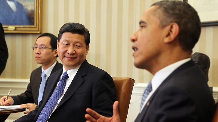 Da war Xi noch nicht mächtigster Mann im Staat: Treffen mit Obama im Februar 2012.