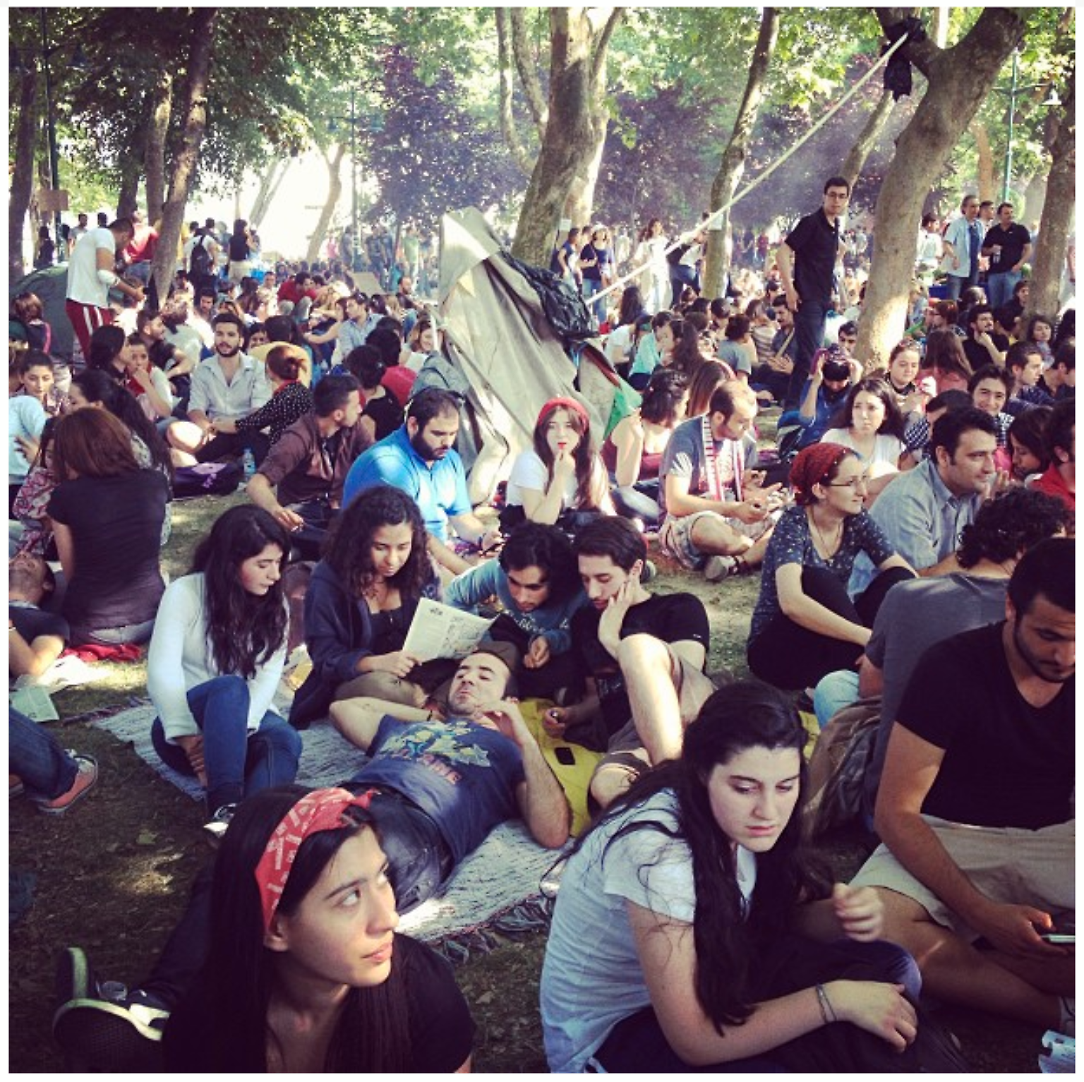 Alles begann mit friedlichen Protesten im Gezi-Park. Der türkische Regierungschef Recep Tayyip Erdoğan möchte dort ein Einkaufszentrum errichten, die Bürger protestieren für die Erhaltung des Parks.