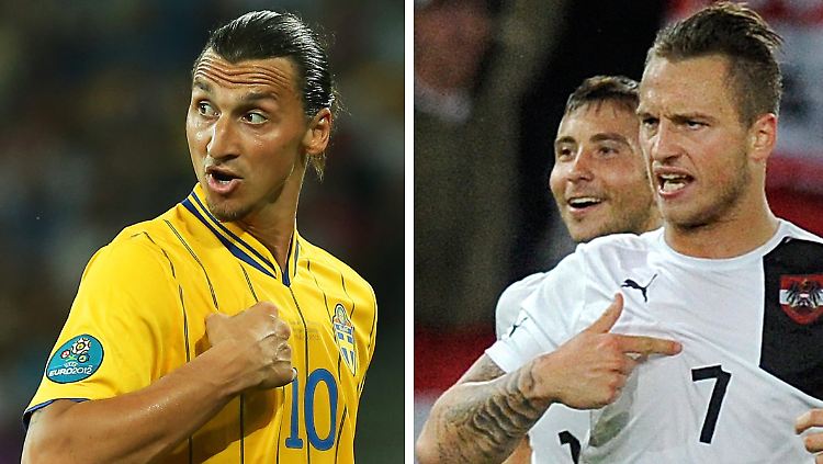 Beide eher extrovertiert: Zlatan Ibrahimovic, links, und Marko Arnautovic.