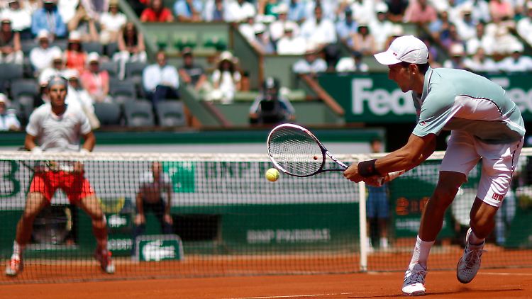 Im entscheidenden fünften Satz führte Novak Djokovic schon mit Break - und gewann trotzdem nicht.