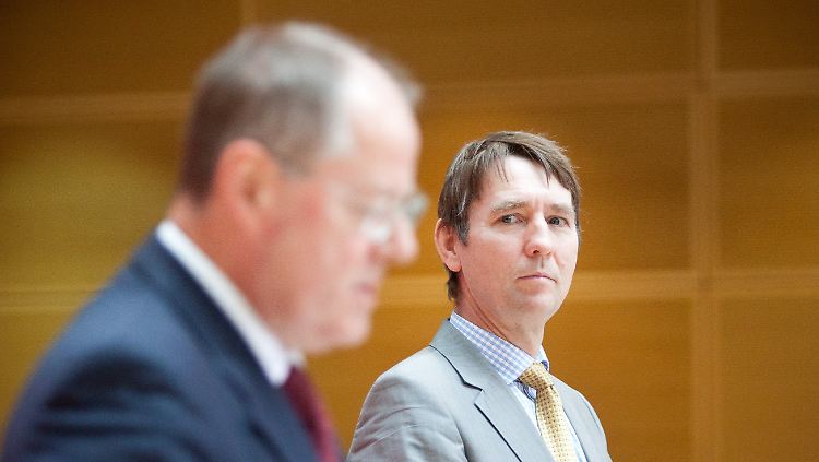 Michael Donnermeyer (r.) gilt als enger Vertrauter Steinbrücks.