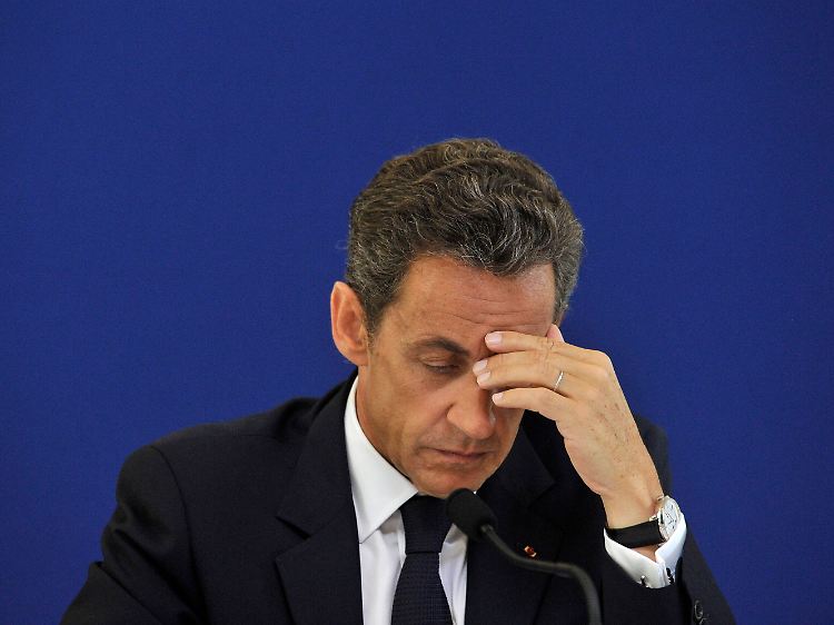 Präsident Nicolas Sarkozy