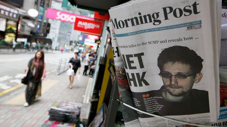 Die "South China Morning Post" veröffentlichte ein Interview mit Snowden.