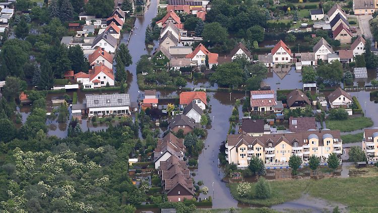 In Aken steht das Wasser.