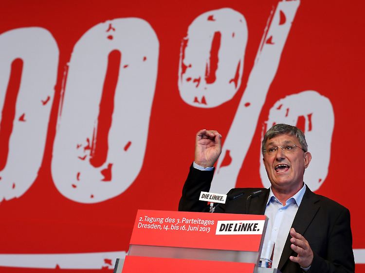 100 Prozent sozial - so sieht sich die Linkspartei. Bernd Riexinger schießt Breitseiten gegen die Sozialdemokraten.