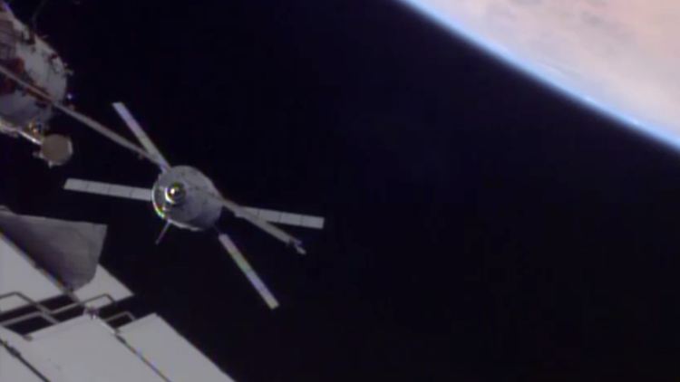 "Albert Einstein" beim Anflug auf die ISS.