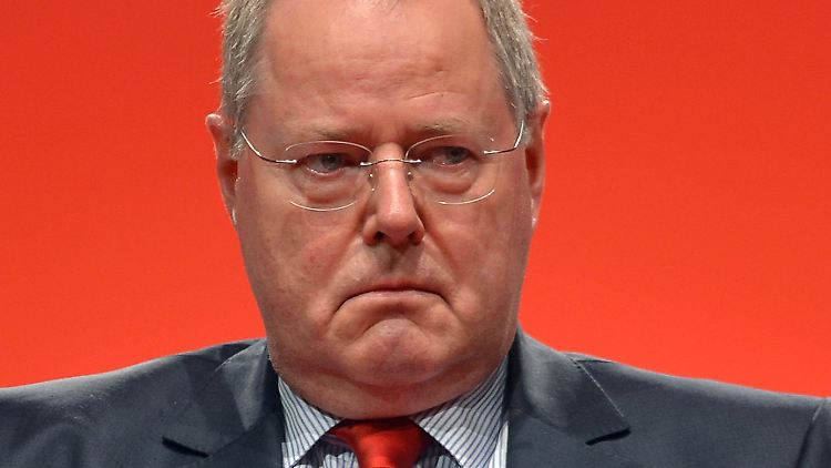 Steinbrück zeigt seine weiche Seite.
