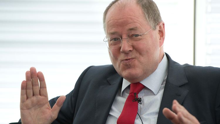 Mann mit Pech-und-Pannen-Image: SPD-Kanzlerkandidat Peer Steinbrück.