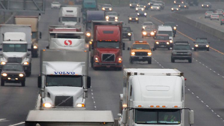 Highway in den USA: Luftverschmutzung ist ein großes gesundheitliches Problem.