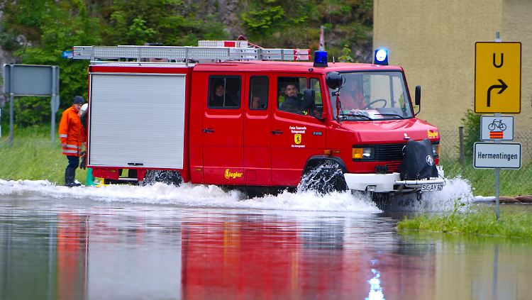 Wo das Wasser abfließt, sind die Schäden erheblich.
