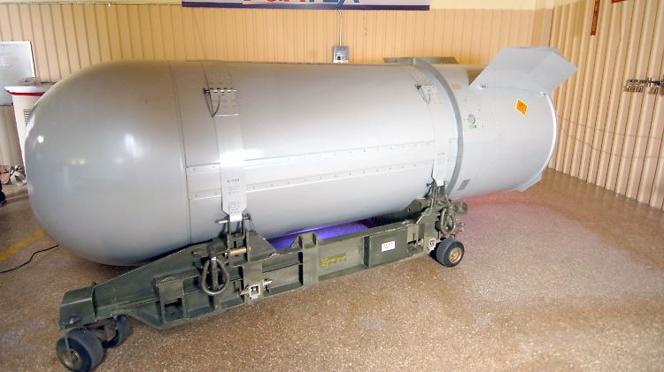 Eine B53-Bombe: Diese stärkste aller amerikanischen Kernwaffen wurde 2011 endgültig aus dem Arsenal der US-Army entfernt. 