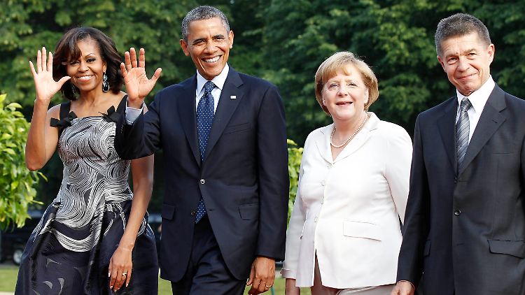 Mit der Ankunft der Obamas beim Gala-Dinner in Schloss Charlottenburg beginnt der letzte Teil des Deutschlandbesuchs des US-Präsidenten.