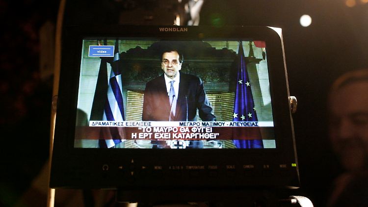 In Bedrängnis: der griechische Regierungschef Antonis Samaras.