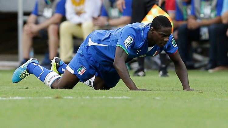 Auch Mario Balotelli konnte die Niederlage nicht verhindern.