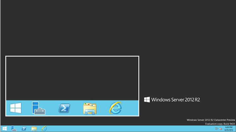 Der Start-Button ist in Windows 8.1 ein weißes Kachel-Fenster.